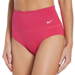 NWT Nike Women's Essential High Waist Bottom Swimsuit Medium Prime Pink